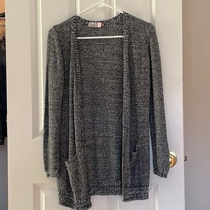 Black and white cardigan